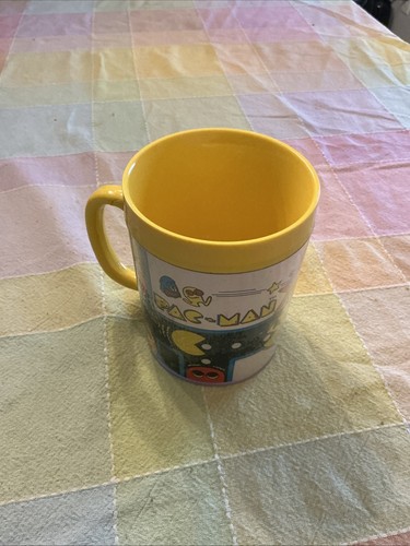 Yellow vintage pac man - vintage, coffee