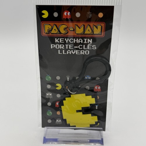 Pac man pixel keychain - pac-man, pyramid